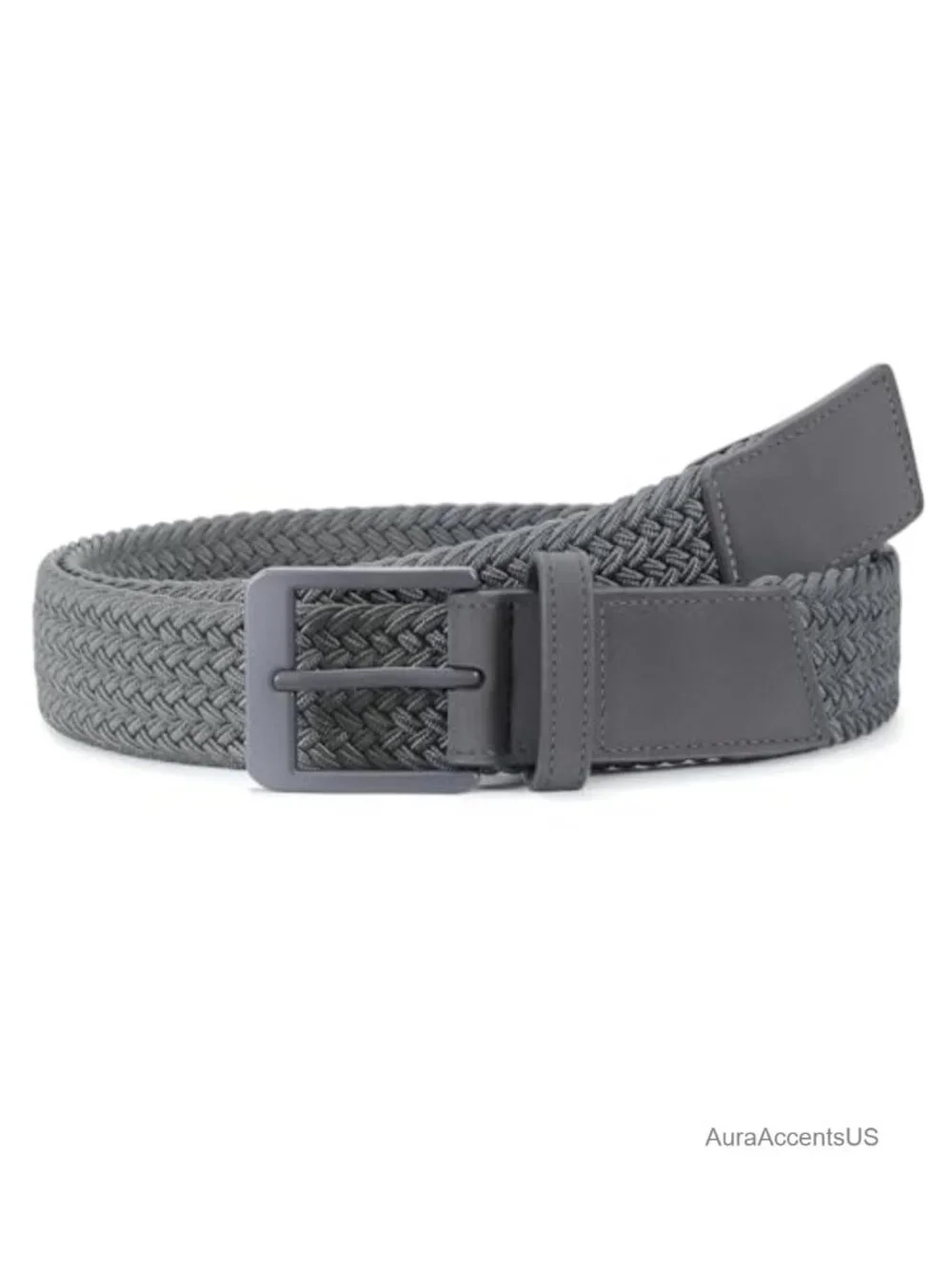 Stretch Braided Golf Belt No Hole Elastic Woven Belt for Men Women Travel